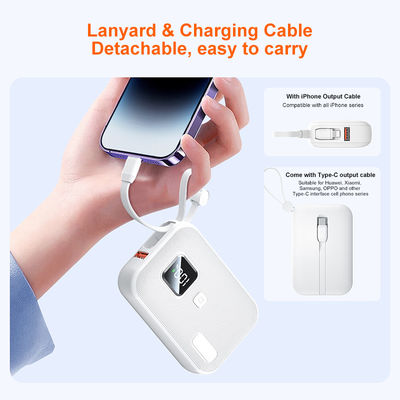 Καλή τιμή. Εύκολη μεταφορά Μίνι Power Bank ελαφρύτερη 10000mah Power Bank με PD22.5W έξοδο σε απευθείας σύνδεση