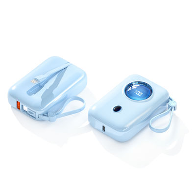 Μίνι τράπεζα ισχύος 10000mAh ελαφρύ με είσοδο τύπου C PD22.5W