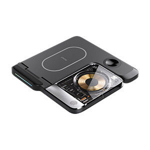 Ελαφρύ 3 σε 1 ασύρματο φορτιστή ταξιδιού με συχνότητα φόρτισης 110-205KHz 1m καλώδιο