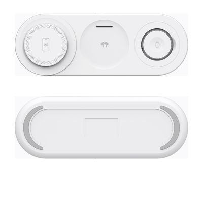 Χάρτινγκ 3-in-1 Wireless Charger Type C Input Multi color Design 1m Καλώδιο για Πολλαπλές Συσκευές