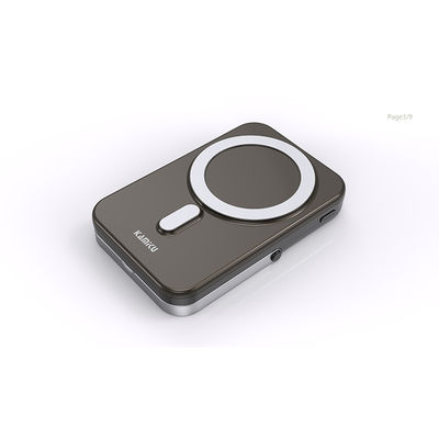 Μαγνητική ασύρματη τράπεζα ηλεκτρικής ενέργειας 10000mah με έξοδο 5W/7.5W/10W/15W τύπου C εισόδου και προστασία από υπερφόρτιση