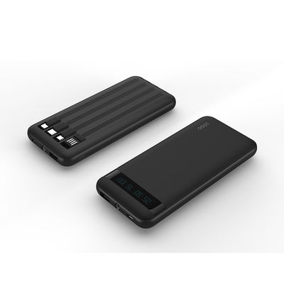 Δύναμη PD22.5W Ενσωματωμένο σε καλώδιο Power Bank Οικουμενικά φώτα δείκτη LED εξωτερική φόρτιση