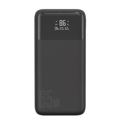 Καλή τιμή. Μαύρη 65w Power Bank 20000mah Παγκόσμια Power Bank Ενσωματωμένη με φακό σε απευθείας σύνδεση