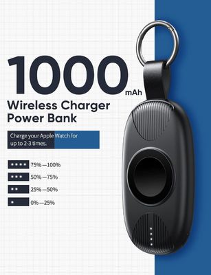 Καλή τιμή. 1000mah Smartwatch Power Bank Τύπος C Συνδεσιμότητα Παγκόσμια συμβατότητα σε απευθείας σύνδεση