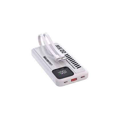 Καλή τιμή. Λευκή ταχεία φόρτιση Powerbank φορητή με έξοδο καλώδιο αστραπή 5V 2.4A σε απευθείας σύνδεση